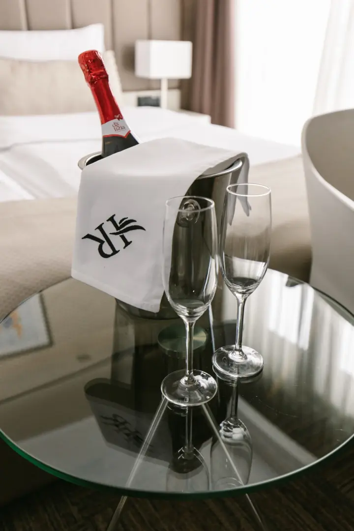 Guest room at Heritage Hotel Belgrade