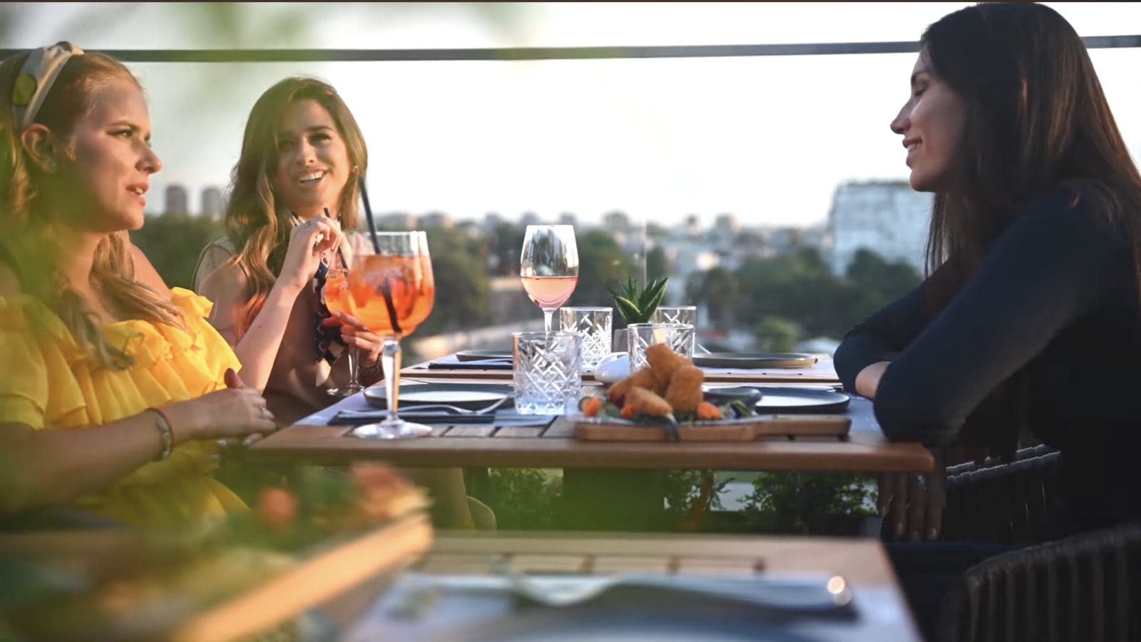 Heritage Rooftop Restaurant with a panoramic view of Belgrade