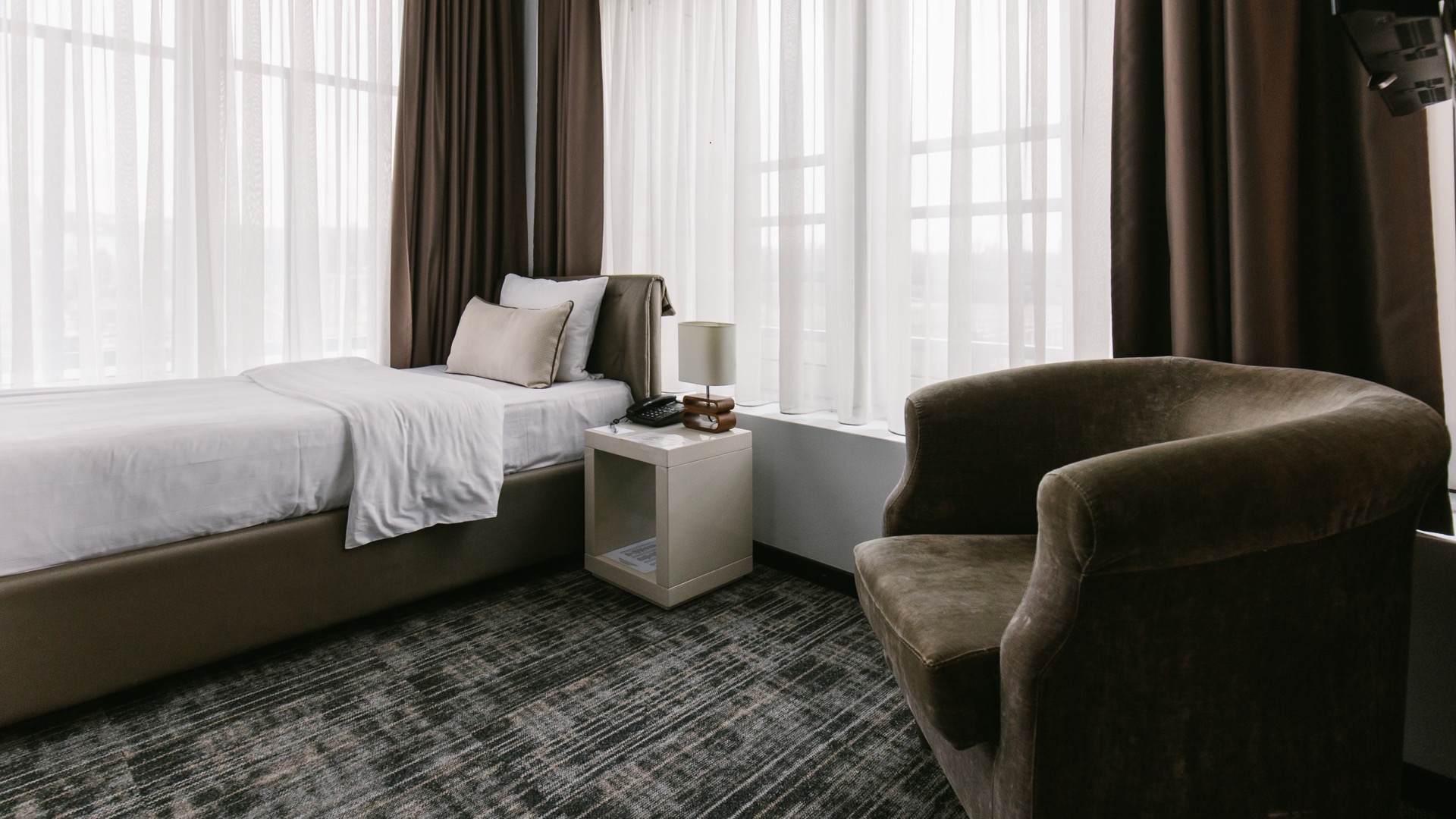 Single room at Heritage Hotel Belgrade